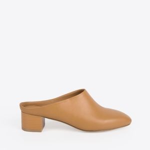 OAK + FORT WMN BROWN CAMEL MULE SANDAL 10us/7.5uk